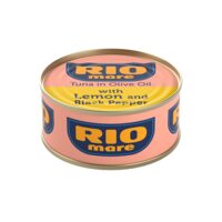 Rio Mare Ton în Ulei de Măsline cu Lămâie & Piper Negru 120 g – Gust Autentic Mediteranean