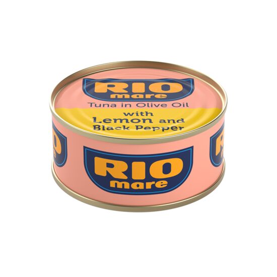 Rio Mare Ton în Ulei de Măsline cu Lămâie & Piper Negru 120 g – Gust Autentic Mediteranean