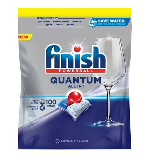 Capsule pentru masina de spalat vase, Finish, Quantum All in 1, 100 buc