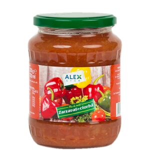 AlexStar Zarzavat pentru ciorbă, conservă legume, 680 g