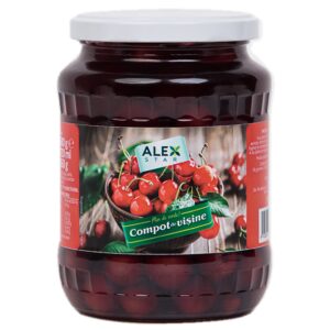 AlexStar Compot de vișine fără sâmburi, 700 g