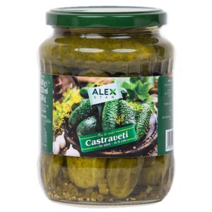AlexStar Castraveți murați în oțet 6-9 cm, 680 g