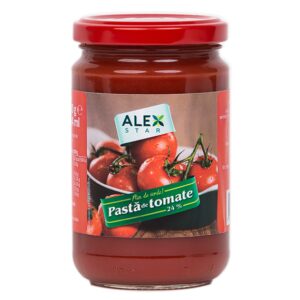 AlexStar Pastă tomate 24% fără zahăr adăugat, 300 g