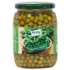 AlexStar Mazăre verde de grădină conservă, 680 g