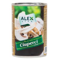 AlexStar Fabi Ciuperci tăiate conservă, 300 g