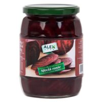 AlexStar Sfeclă roșie rondele în oțet, 700 g
