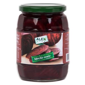 AlexStar Sfeclă roșie rondele în oțet, 700 g