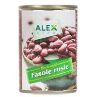 AlexStar Fasole roșie boabe conservă cu cheiță, 400 g