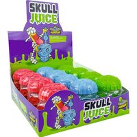 Funny Candy Bomboane lichide cu aromă de fructe Skull Juice, Set 12 bucăți x 90g