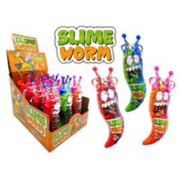 Funny Candy Jeleuri gumate cu aromă de fructe Slime Worm, Set 12 bucăți x 50g