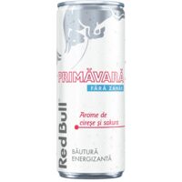 Bautura energizanta Red Bull Primăvară, fără zahăr, 250ml, SGR