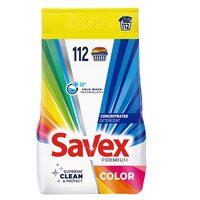 Detergent pudra Savex Premium Color , 9kg, 112 de spalari