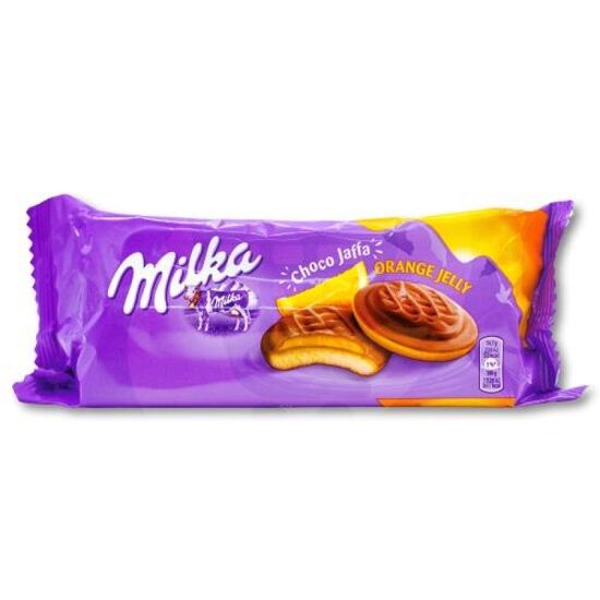 Biscuiti cu jeleu de portocale, Milka Choco Jaffa With Orange Jelly, 147g