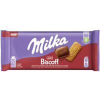 Milka Ciocolată Biscoff 90 g – Ciocolată fină cu cremă Lotus