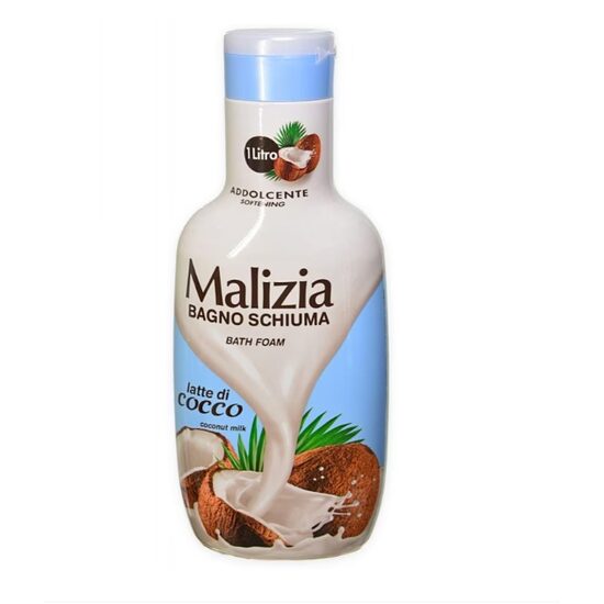 Spumant de baie Malizia Bagno Schiuma latte di cocco 1000ml