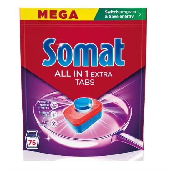 Somat Tablete All in One 75 Spălări, Mașină Vase