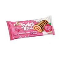 Swiss Roll, Rulada cu crema de capsuni Maddi, 300g