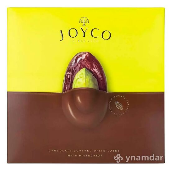 Joyco Bomboane cu ciocolată, Curmale și fistic, 190 g