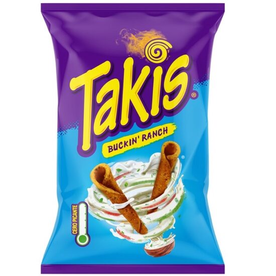 Takis Buckin’ Ranch 90g – Chipsuri Tortilla cu Aromă Ranch Picant
