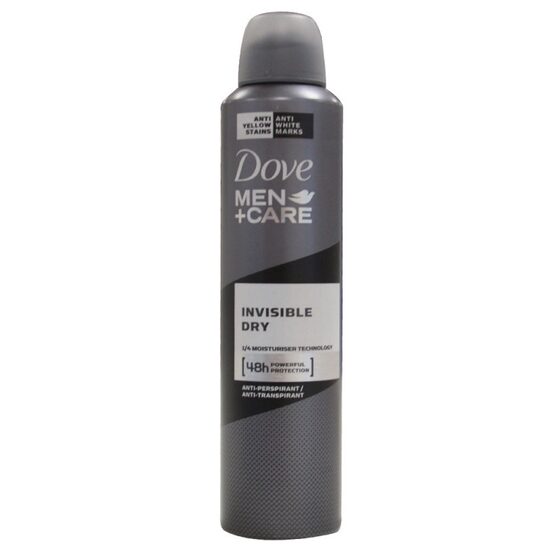 Deodorant spray Dove Men+Care Invisible Dry, 250 ml