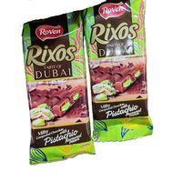 Baton de ciocolata cu creama de cocos si fistic Rixos Taste of Dubai, 50g