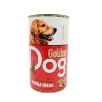 Hrana umeda pentru caine, Golden Dog, cu vita, 1240 g
