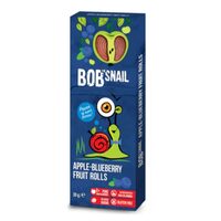 Bob Snail rulou fructe mere și zmeură 30g, fără zahăr adăugat, 100% natural, vegan, fără gluten