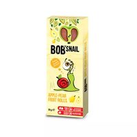 Bob Snail rulou fructe mere și pere 30g, 100% natural, fără zahăr adăugat, fără lactoză