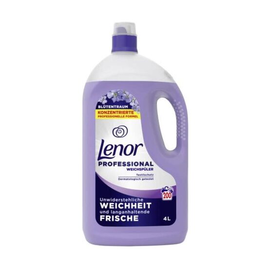 Balsam concentrat de rufe, Lenor Professional Vis Floral, 4 l, 200 spalari