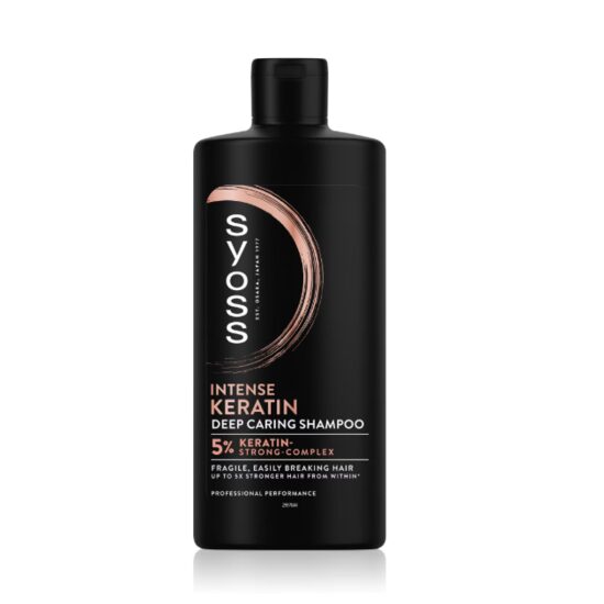 Sampon Syoss Keratin Hair Perfection pentru par uscat, 440 ml