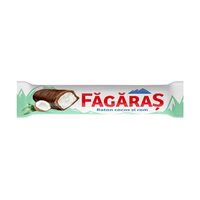 Baton de ciocolata cu cocos si crema de rom Fagaras 40g