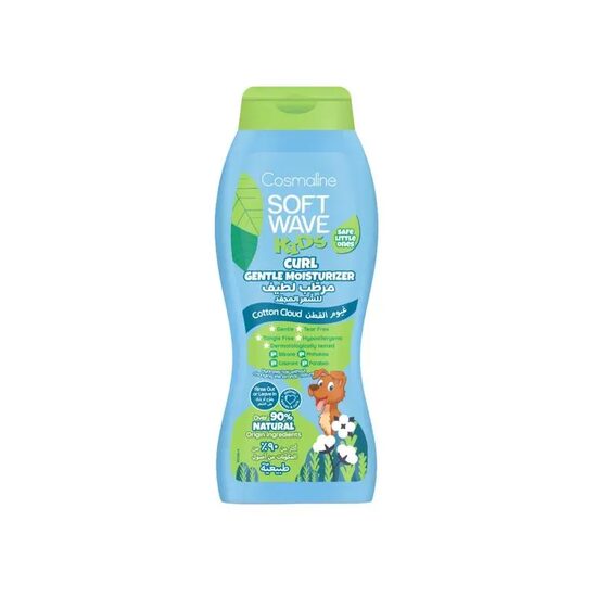 Cremă hidratantă delicată pentru copii Cosmaline Soft Wave, bucle, 400 ml