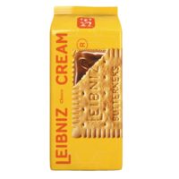Biscuiți Leibniz Keks & Cream Choco 190g – Cremă de Ciocolată