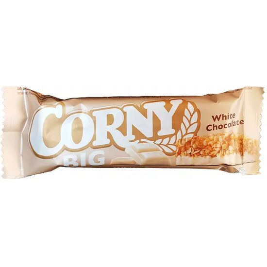 Baton cereale Corny Musli Ciocolată Albă 40g – Snack dulce cu cereale