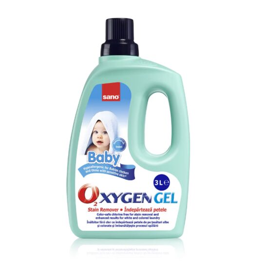 Sano Oxygen Gel Baby 3L – Curățare Delicată pentru Hainele Copiilor