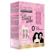 Set Cadou Cosmal Cure Professional Oh My Curls Method (Balsam 500 ml + Sampon 500 ml + Final Wash 60 ml)