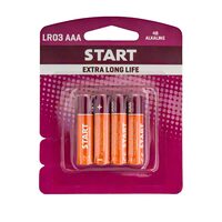Baterie Extra Long Life alcalina R3/AAA, set 4 bucati