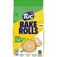 Bake Rolls Tuc cu aroma de smantana si ceapa, 80 g