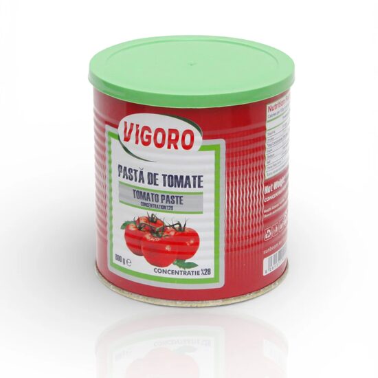 Vigoro Pasta de Tomate 28%, 800 g, cutie
