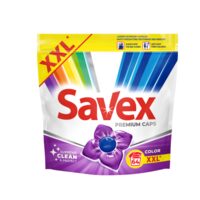 Detergent de rufe capsule Savex Color, 64 spalari