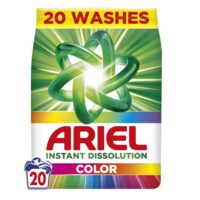 Detergent de rufe pudra Ariel Color 1.3kg, 20 spalari