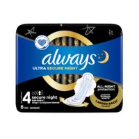 Absorbante Always Ultra Secure Night Extra, 6 buc