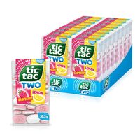 Drajeuri Tic TacTWO Raspberry & Lemon – 16 x 38.5 g