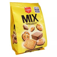 Leona mix biscuiti si napolitane asortate 250g