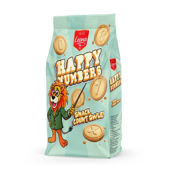 Leona Bisfino biscuiti copii forme numere 200g