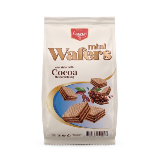 Leona mini napolitane cu crema de cacao 150g