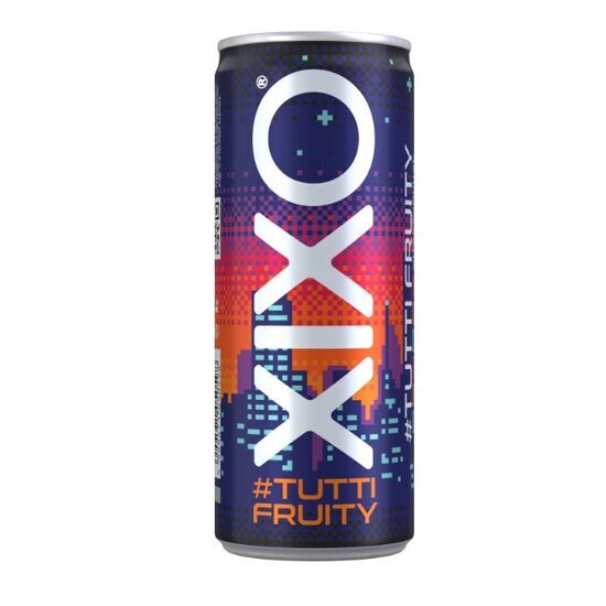 Bautura carbogazoasa energizanta XIXO Tutti Frutti, doza, 250ml, SGR