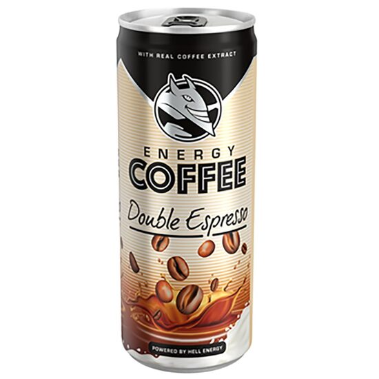 Bautura carbogazoasa energizanta Coffee Espresso, Hell, 250ml, SGR 