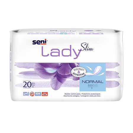 Absorbante zilnice Lady Slim, Normal, 20 bucati, Seni