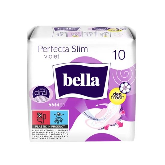Bella Absorbante Perfecta Slim Violet 10 buc.